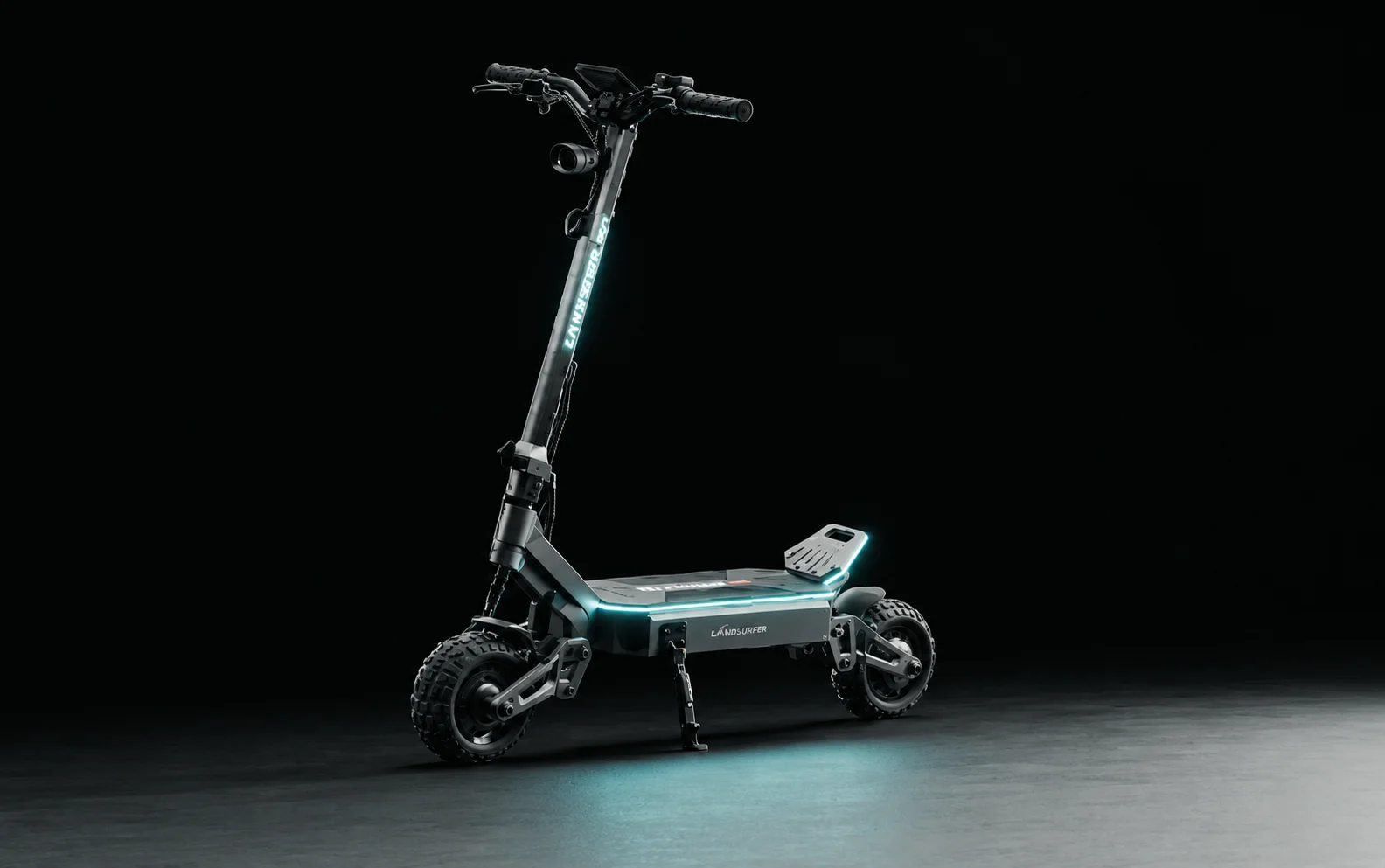 Solar Scooters electric scooter on a dark background